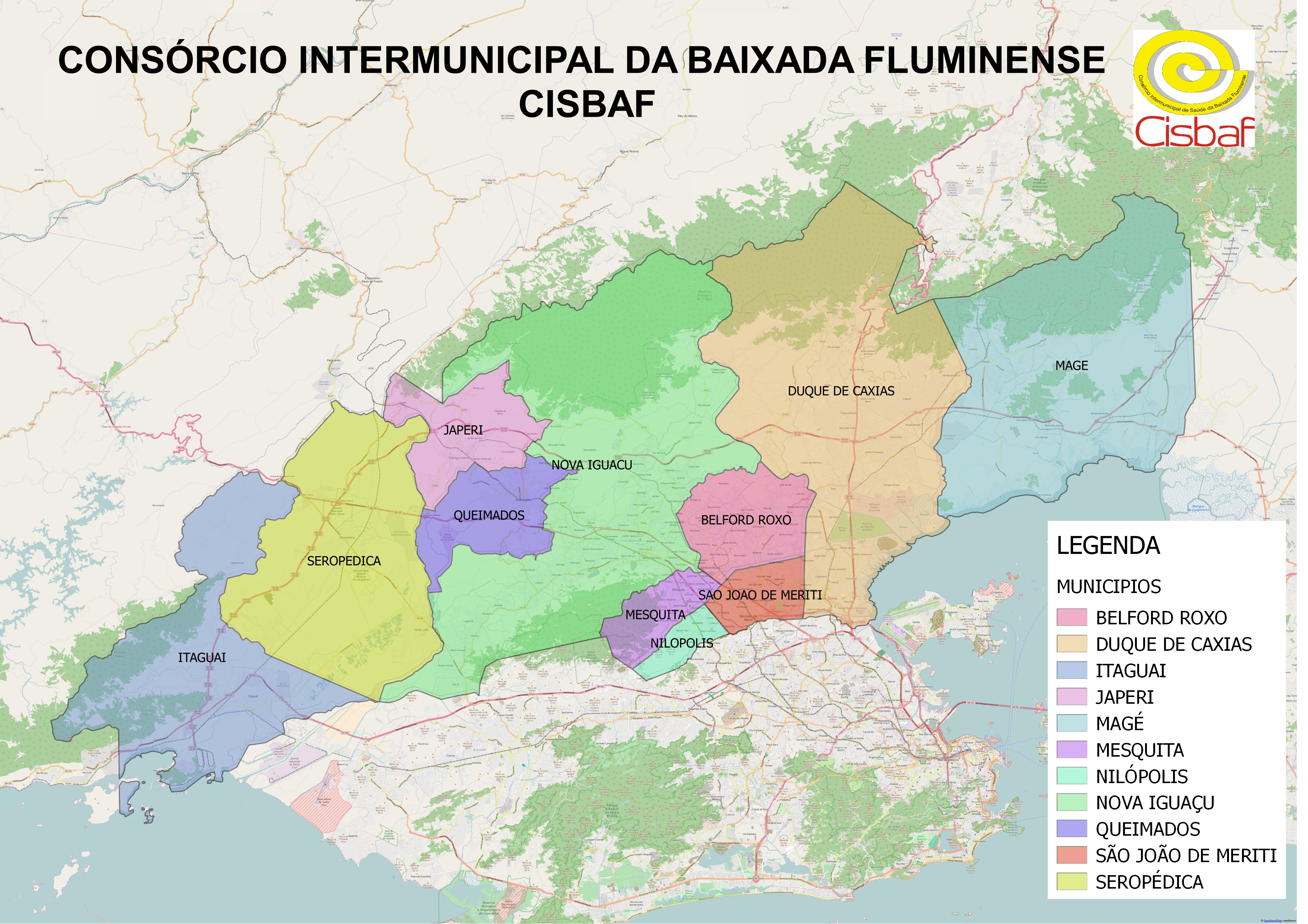 mapa do consórcio